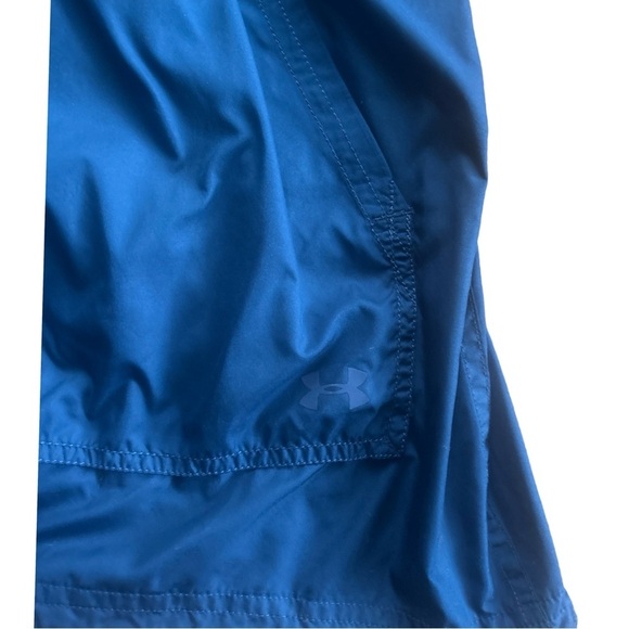 Under Armour Mid Length Rain Jacket Windbreaker - Blue - Medium - Picture 4 of 4